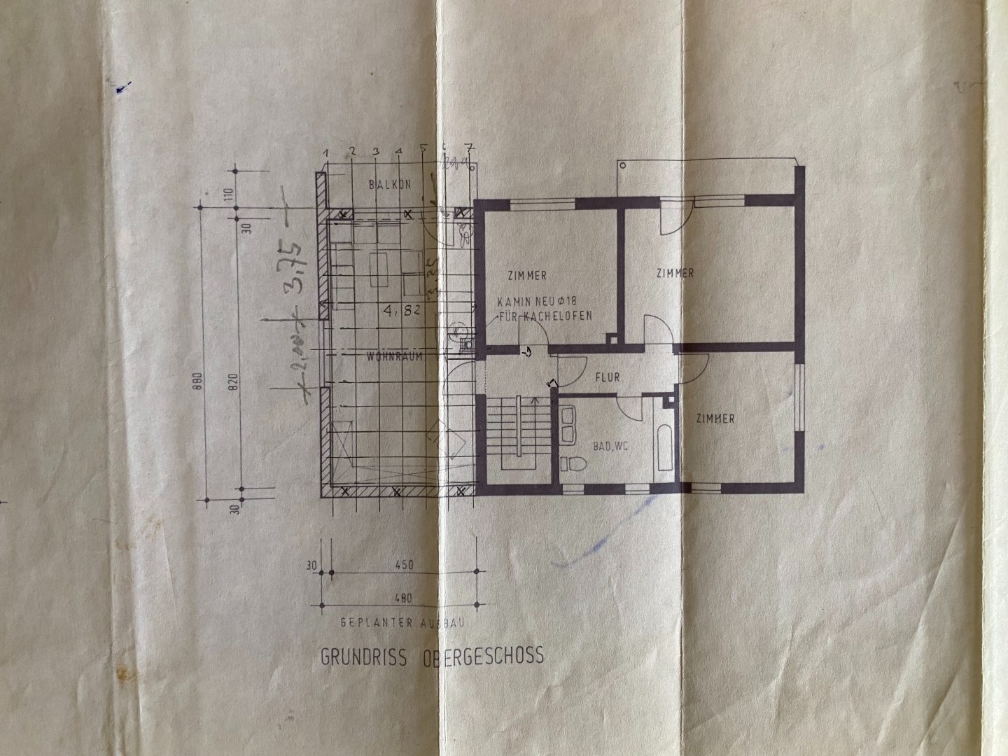 Grundriss Obergeschoss