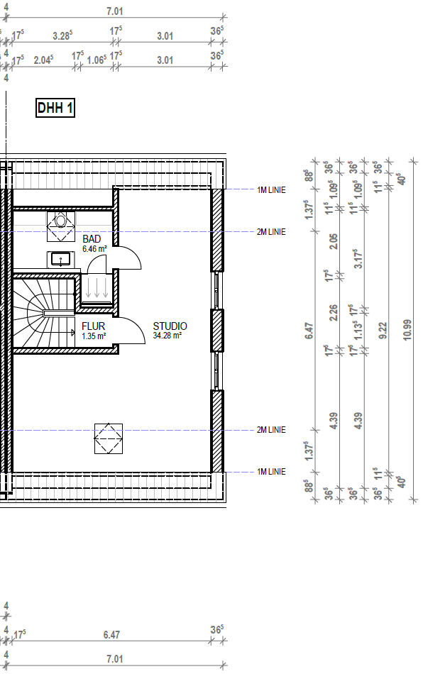 Grundriss Dachgeschoss