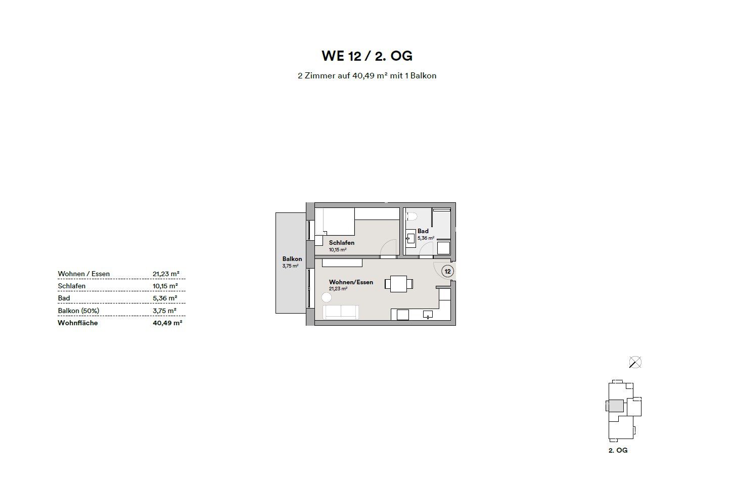 Grundriss WHG Nr. 12