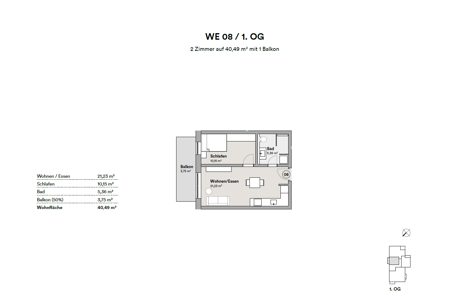 Wohnung 08   1.Obergeschoss