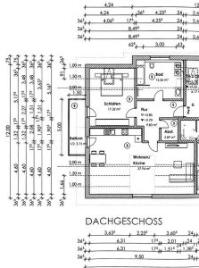 Dachgeschoss Grundriss