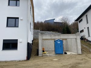 Außenansicht Garage