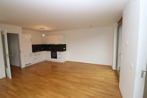 Küche und Wohnzimmer