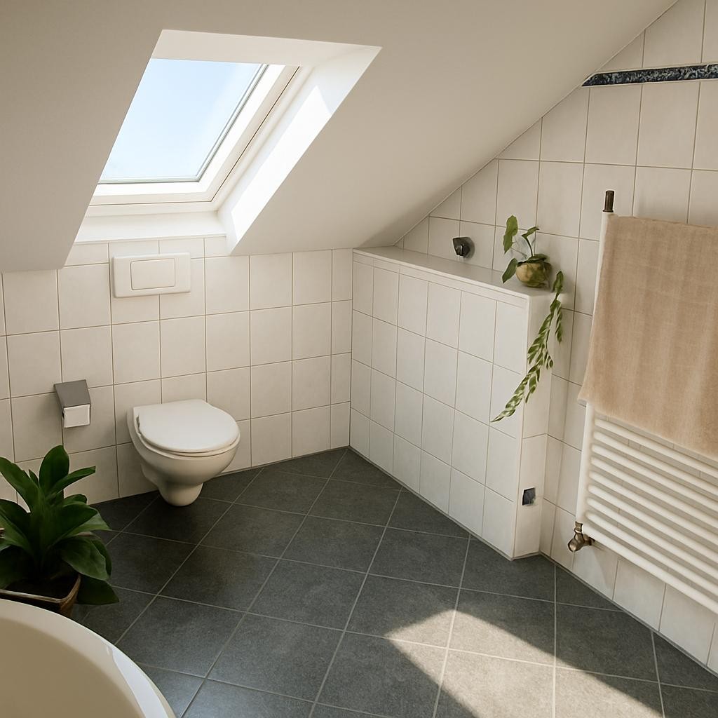Badezimmer Dachgeschoß