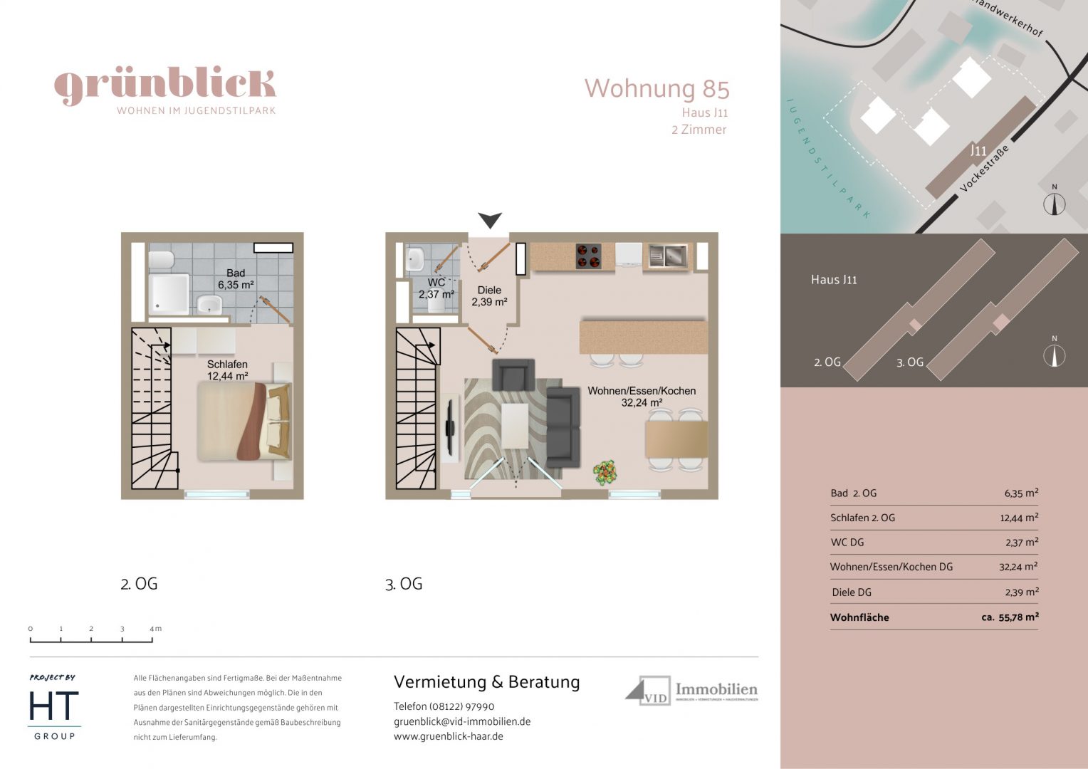 Grundriss Wohnung Nr. 85