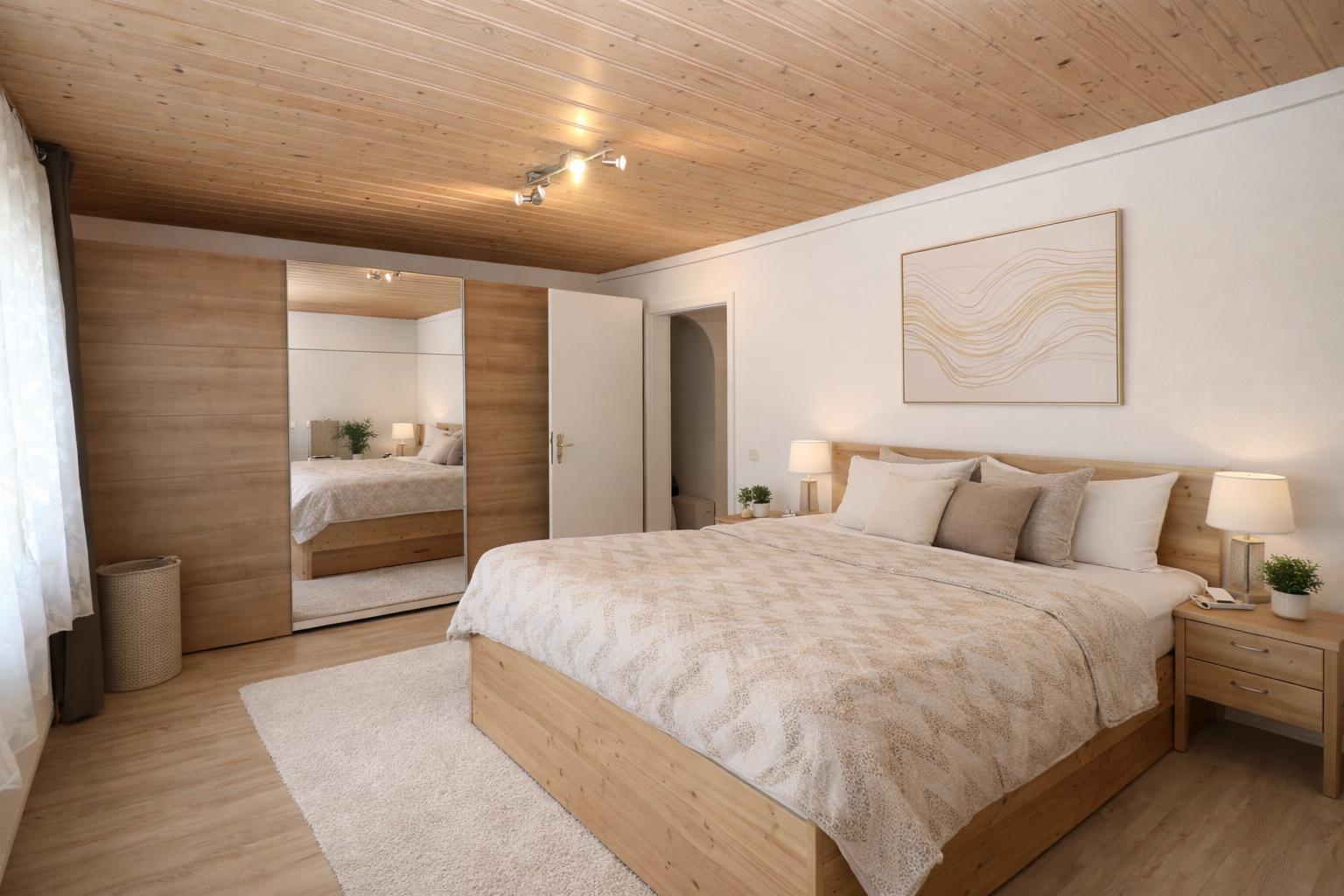 Einrichtungsbeispiel Schlafzimmer 1.DG