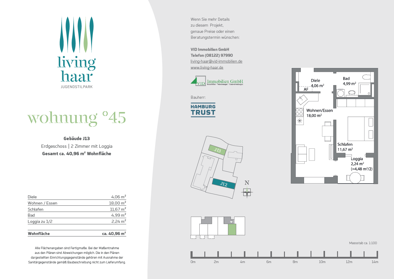 Einzelgrundriss WHG 45