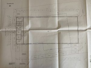 Grundriss Erdgeschoss Halle und Bürotrakt
