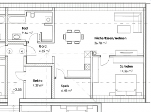 Grundriss Wohnung Nr. 4