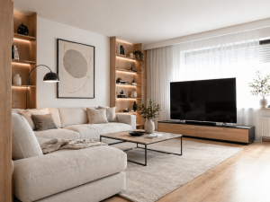 Unverbindliches Renovierungsbeispiel Wohnzimmer