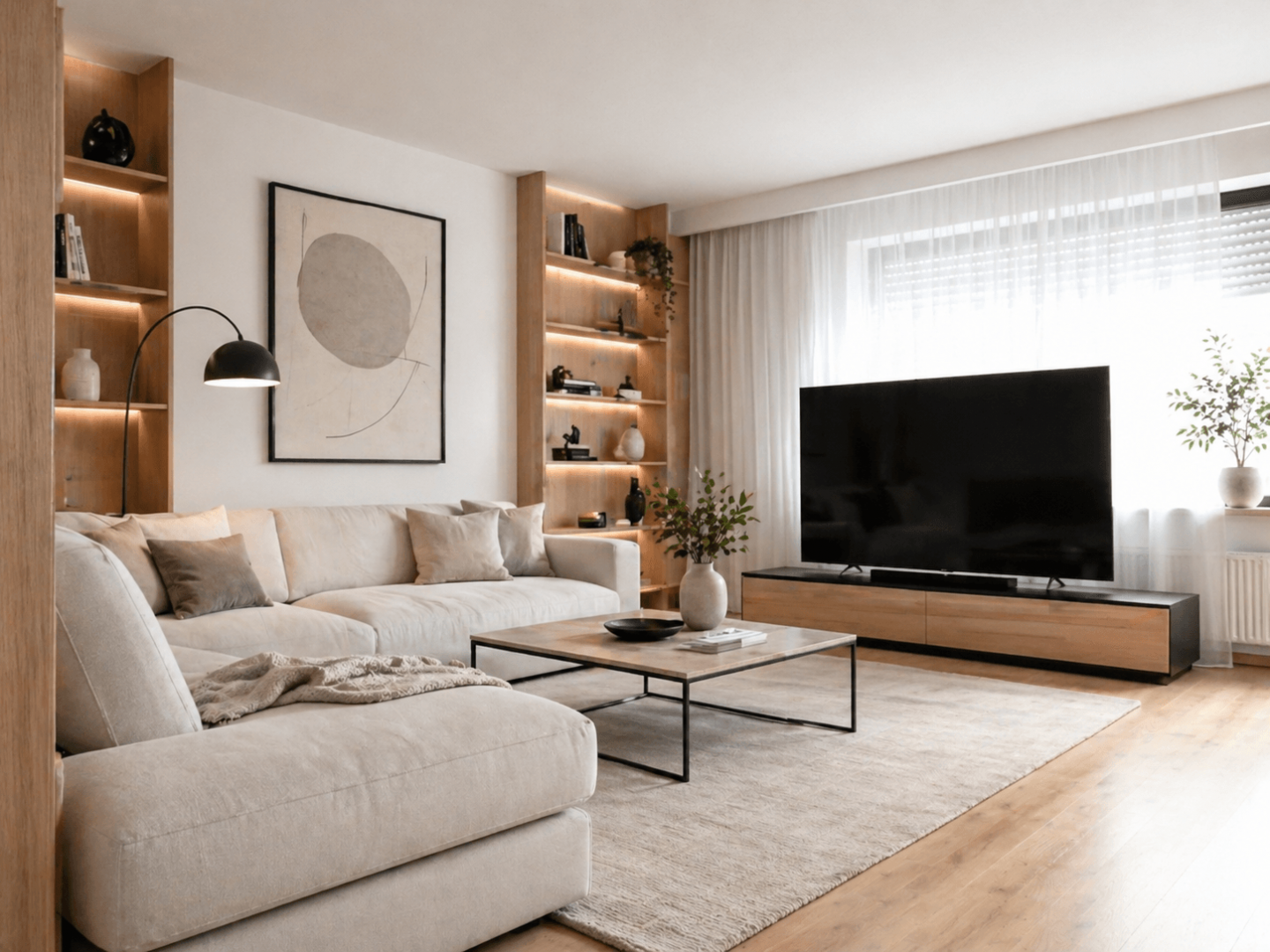Unverbindliches Renovierungsbeispiel Wohnzimmer