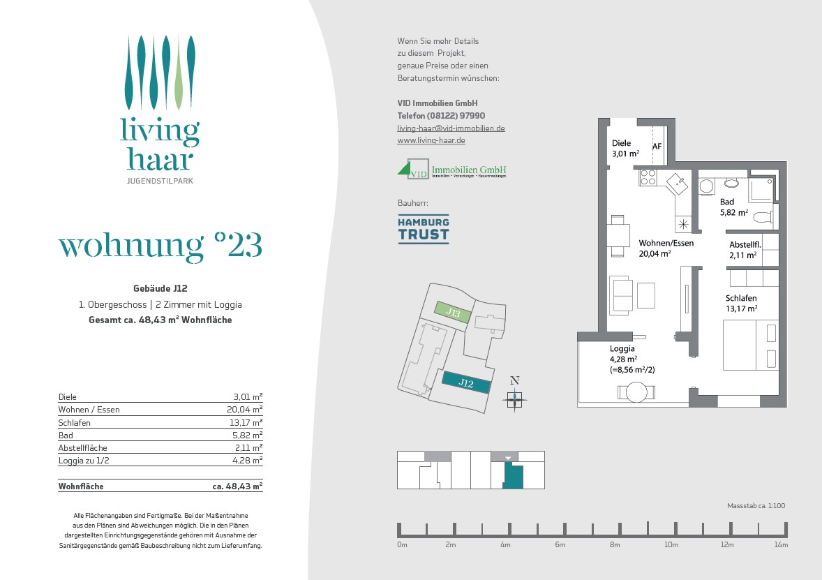 Einzelgrundriss WHG 23