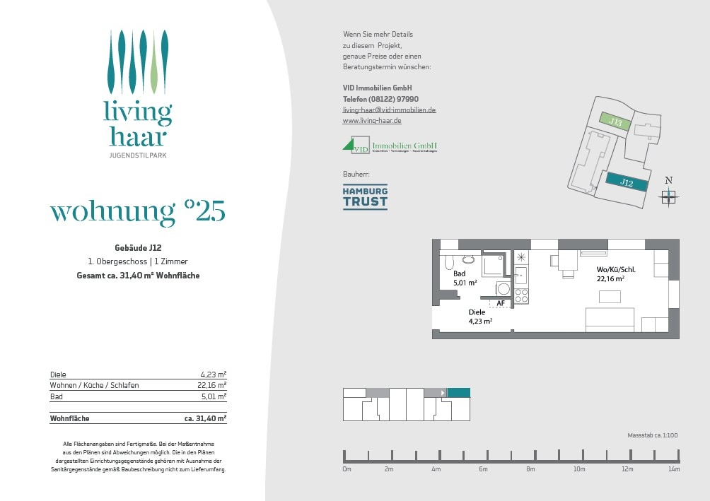 Einzelgrundriss WHG 25