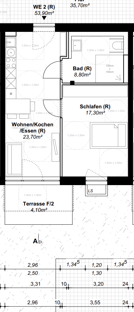 Grundriss WE 02