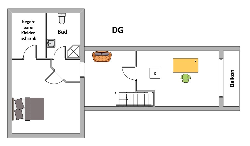 Grundriss DG