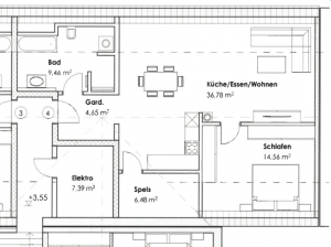 Grundriss Wohnung Nr. 4