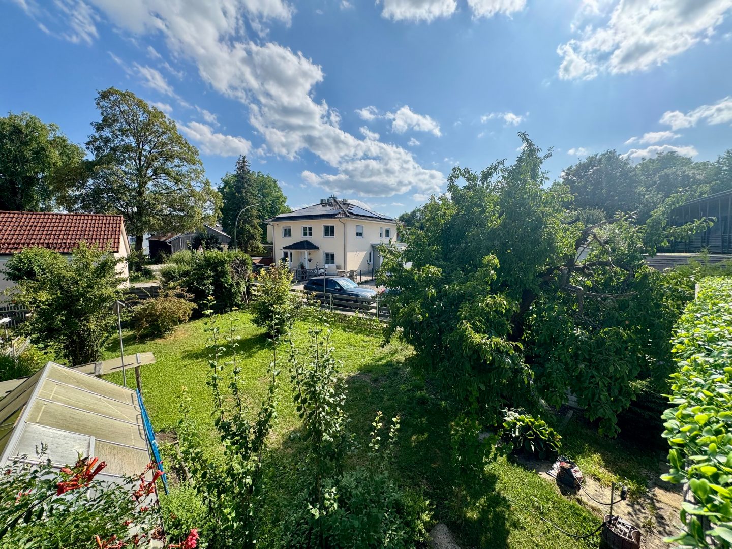 Blick vom Balkon