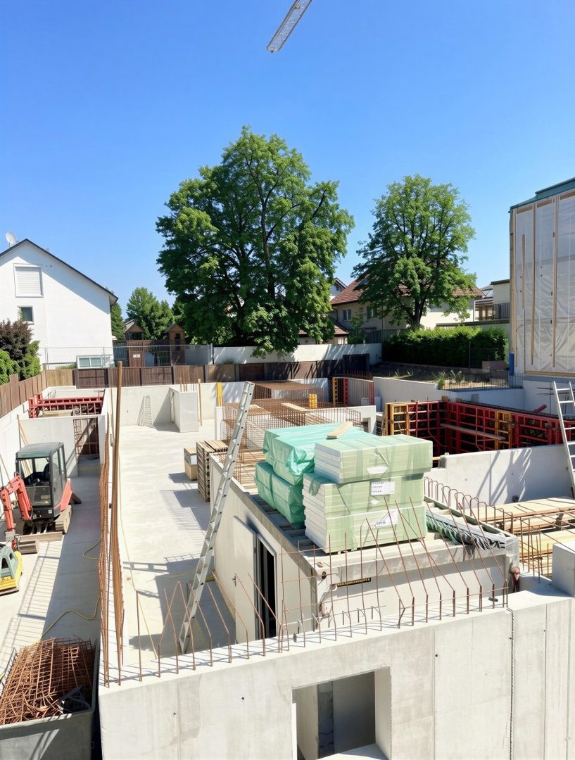 Aktueller Baufortschritt - (KI generiert)