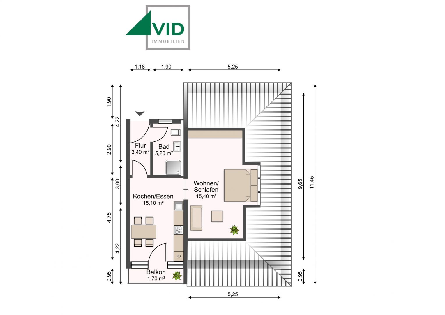 Grundriss WE23
