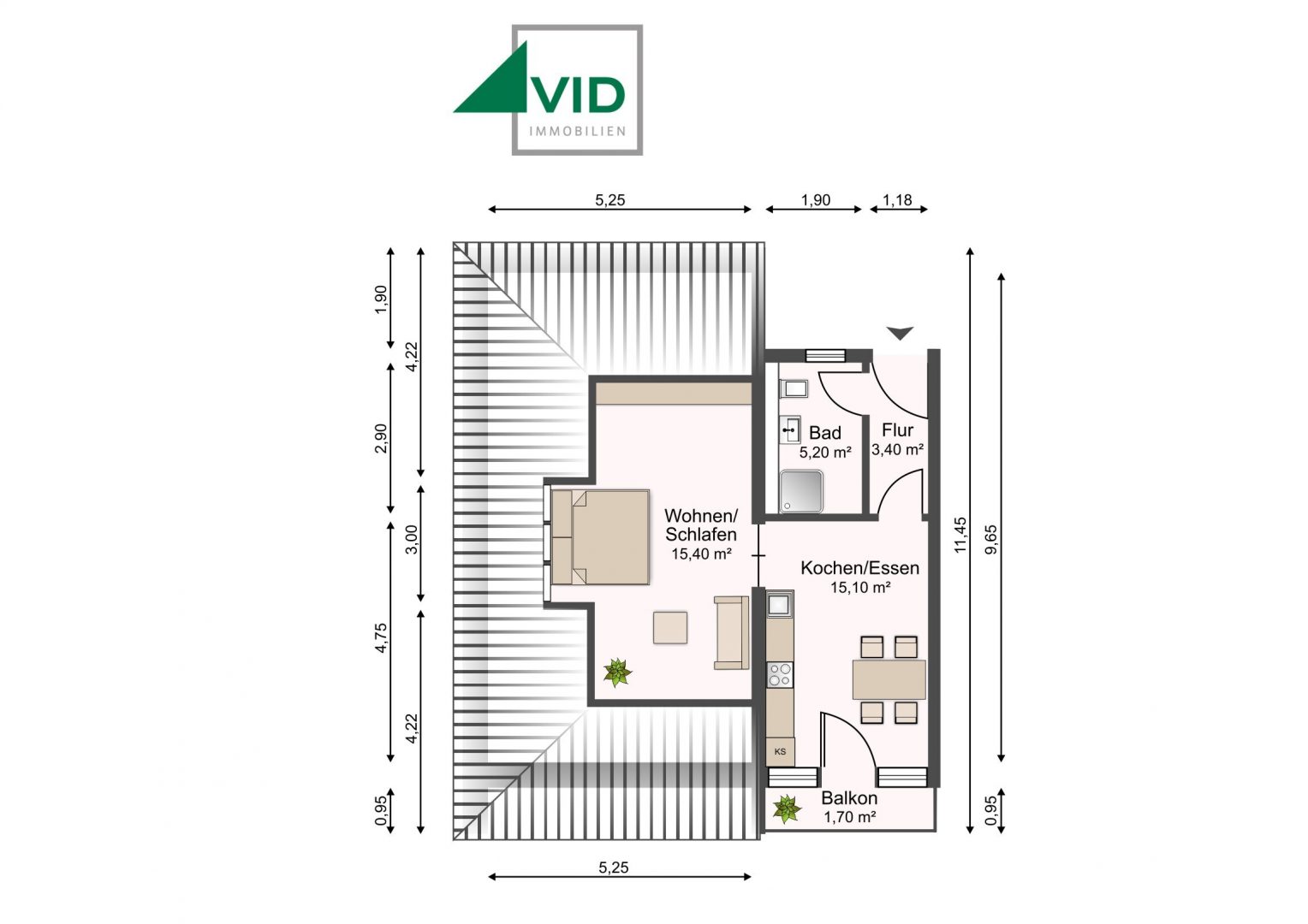 Grundriss WE22