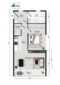 Grundriss WE21