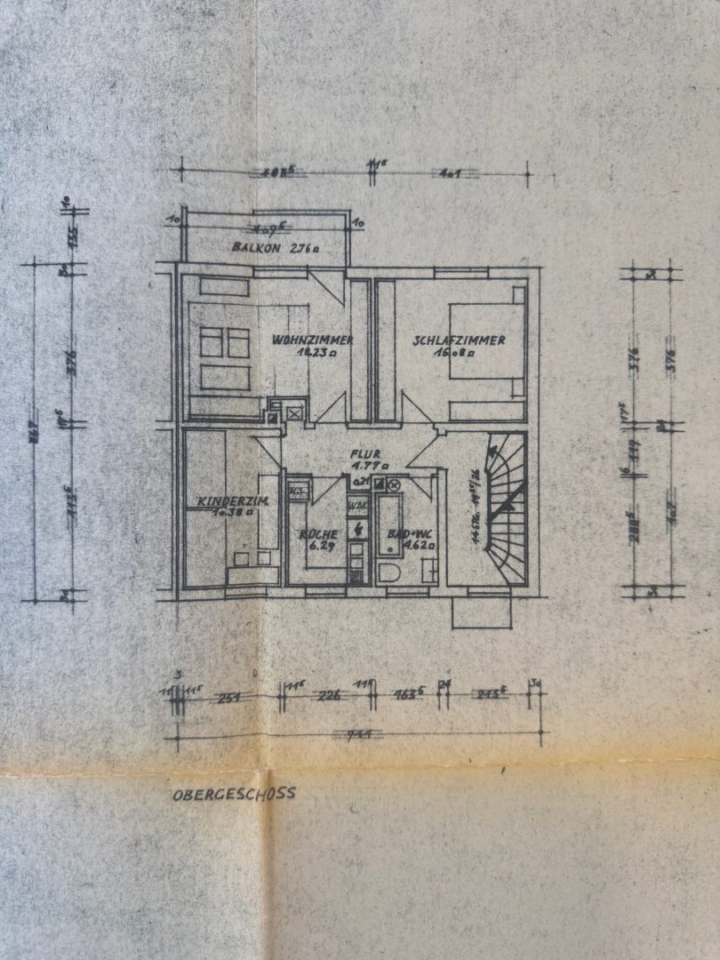 Grundriss Obergeschoss