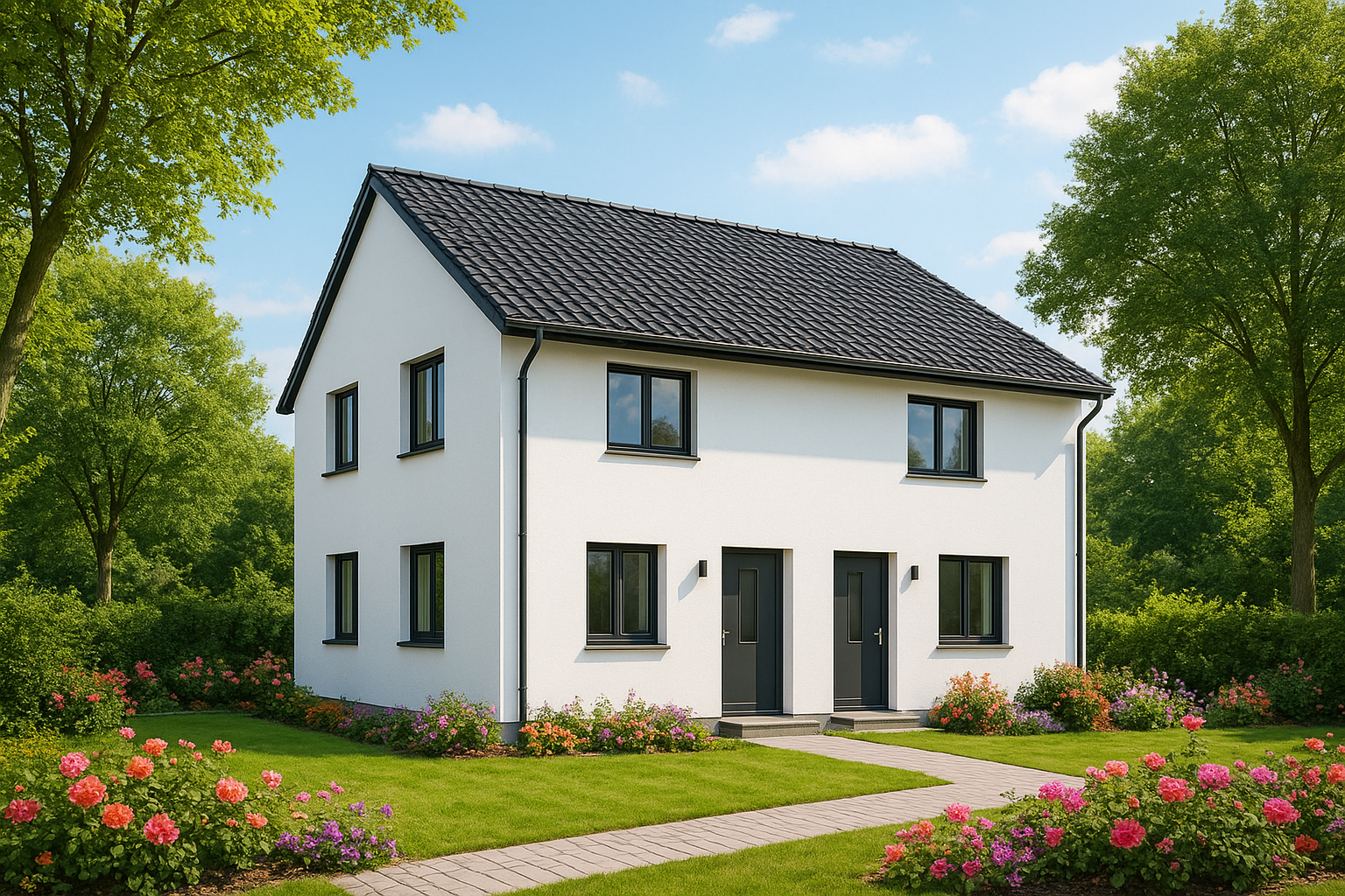 Visualisierung Doppelhaus
